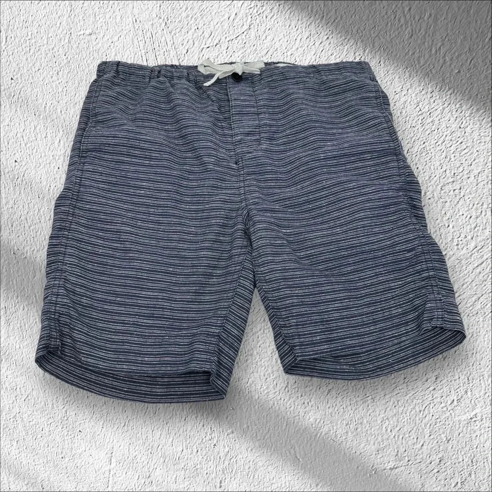 Outerknown Siesta Shorts‎ in Expanse Stripe Size XS Hemp Blend $125 Classic